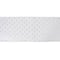 Metallic White/Silver Reversible Polka Dot Table Runner 13" x 72"